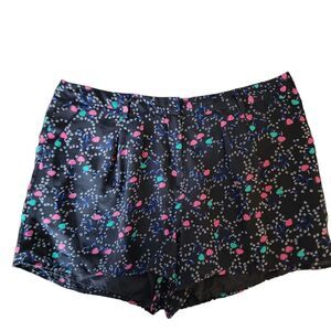 I Heart Ronson Dress Shorts Womwns SZ 8 Heart 80's Novelty Geometric Soft Girl